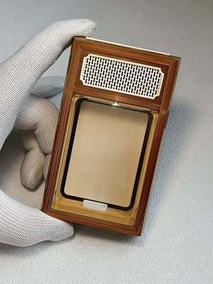 张圣林收藏款湘妃竹黄蛉盒