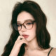 复古猫眼眼镜女可配度数近视素颜神器方圆脸显脸小防蓝光平光镜潮