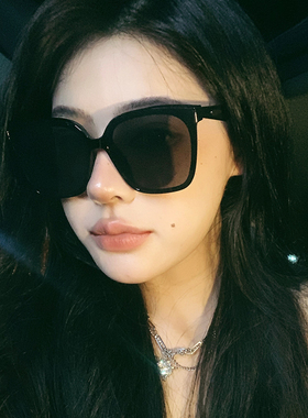 2023新款墨镜女大框显瘦高级感ins气质防紫外线遮阳黑色太阳镜潮