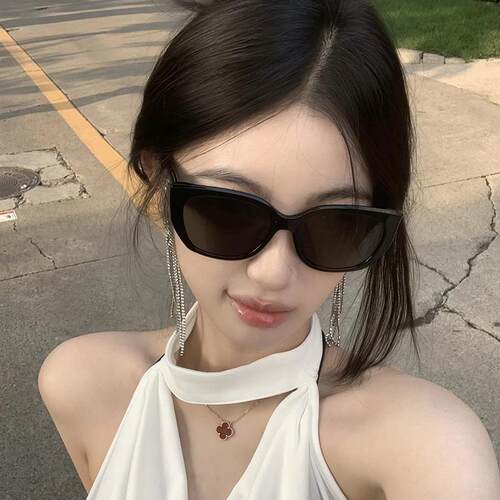 欧美风方形大框复古这样墨镜女潮甜辣方圆脸显瘦时尚凹造型太阳镜