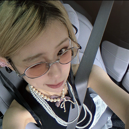 桔里折叠镶钻开车防晒墨镜女