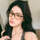 韩系新款 方形大框眼镜女高级感可配度数防蓝光素颜显脸小平光镜潮