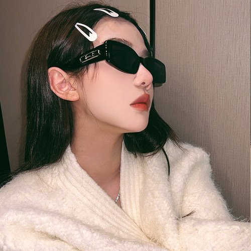 桔里防紫外线方形甜辣那女款个性