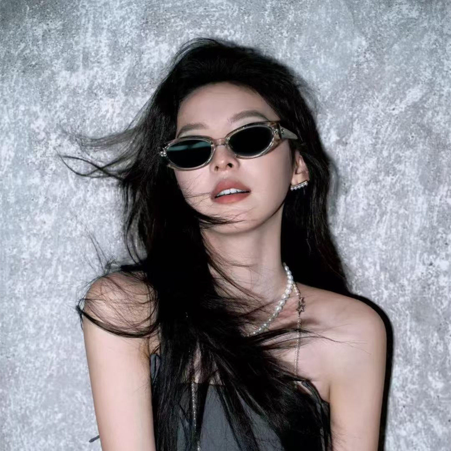 章若楠同款港风轻奢防晒太阳镜