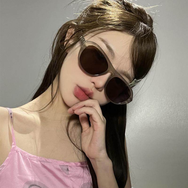 茶色猫眼墨镜女款2025新款高级感防紫外线复古开车偏光太阳眼镜,ZIPPO/瑞士军刀/眼镜,太阳眼镜,淘宝优惠券,粉丝福利购,淘宝优惠卷