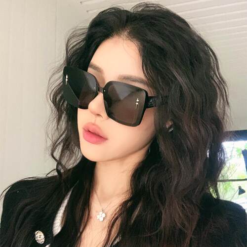 墨镜女款大脸方圆脸防晒太阳眼镜