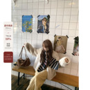 宅宅athome 芬兰雪镜～毛料升级仿狐狸毛V领环保皮草外套