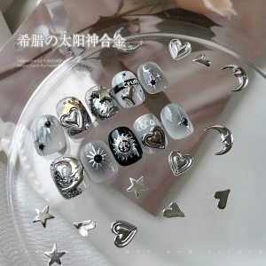 合金月亮饰品星芒星月埃及图腾