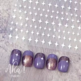 Наклейки для ногтей, маленькие платиновые накладные ногти для ногтей, новая коллекция