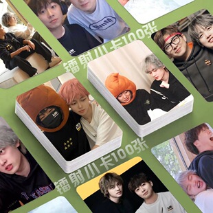 潮斯镭射小卡100张小潮院长高斯照片lomo卡片定制明信片3寸圆角