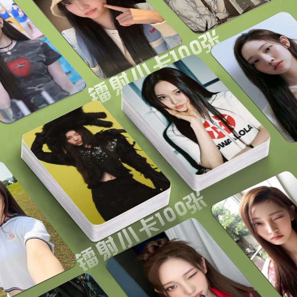 李荣书镭射小卡韩星专辑ALLDAY PROJECT照片定制3寸圆角lomo卡片