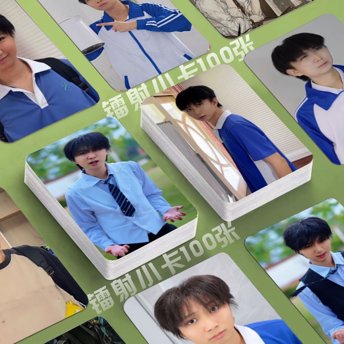 量子哥镭射小卡网红博主抖音照片定制3寸圆角lomo卡片同款明信片