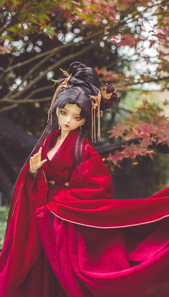 露生BJD/SD古风大女/三分/四分造型发盘发【韶华】