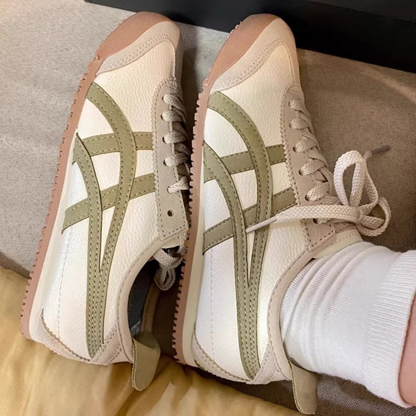 2026新款真皮奶茶色德训鞋男女懒人鞋老虎鞋平底阿甘运动休闲鞋垫,服饰配件/皮带/帽子/围巾,鞋垫,淘宝优惠券,粉丝福利购,淘宝优惠卷