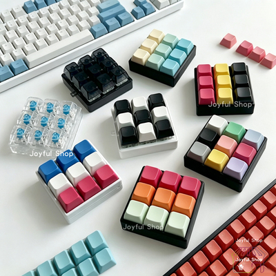 keyboard fidget toy Finger decompression clicker解压按键挂件