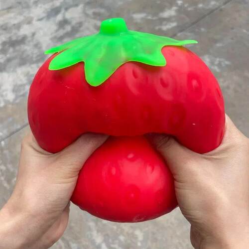 Super Jumbo Strawberry Squishy Toy Slow Rising Simulated Str