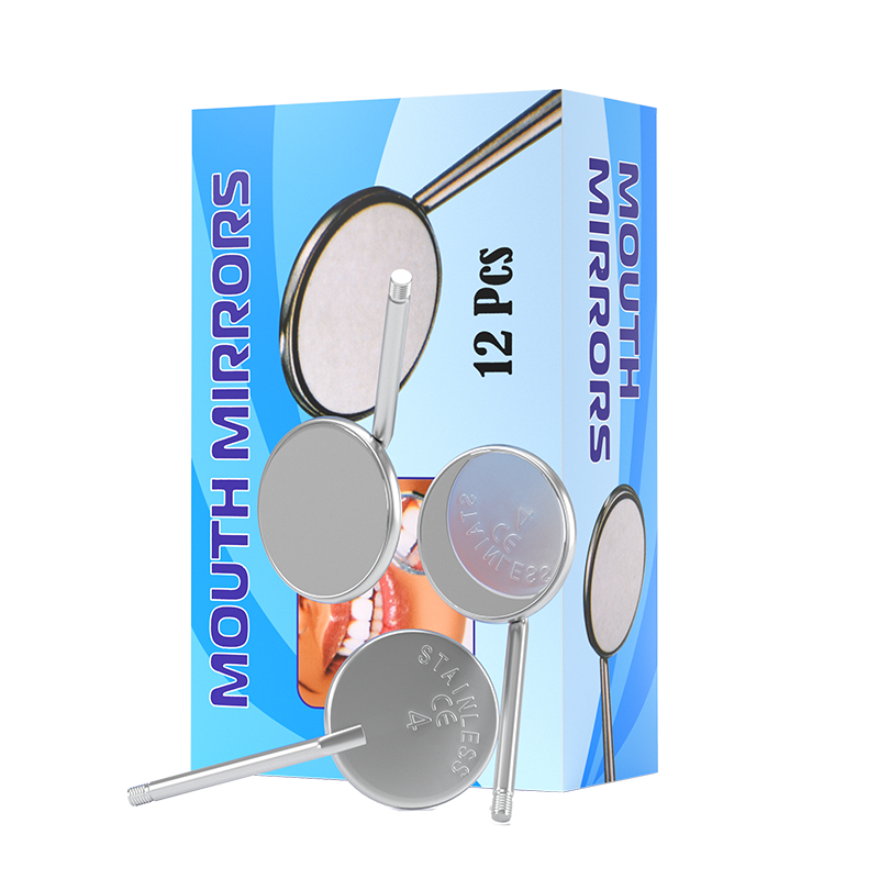 牙科器械不锈钢口镜平光口腔内窥镜牙医检查工具口镜头口镜柄进口