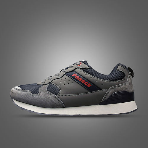 捡漏稀缺外贸男鞋潮真皮拼接网面透气复古百搭运动休闲阿甘慢跑鞋