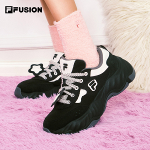 海星2丨FILA FUSION斐乐潮牌女鞋潮鞋2024新款厚底帆布鞋休闲鞋女