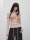 Женская осенняя футболка UNIFREE fake two-piece slim с длинными рукавами, новинка 2520 года, короткий топ для похудения с принтом собаки mini 3