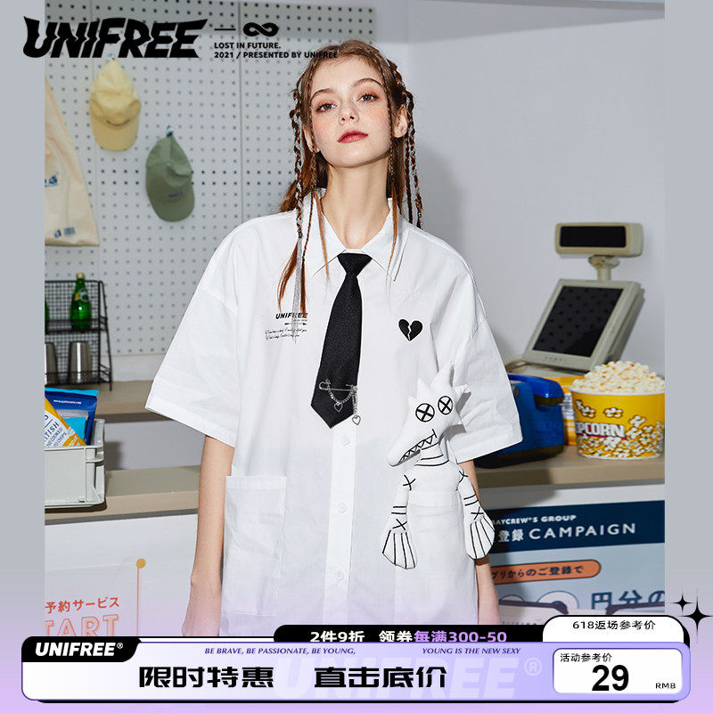 UNIFREE girl College wind ins Youth Campus student fresh necktie 2022 Spring and summer womenin the Accessories/Leather belt/Hat/Muffler , Collar accessories , Tie  category - from Buy2taobao.com to provide professional Taobao agent buy service