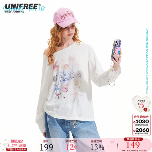 UNIFREE圆领百搭修身T恤