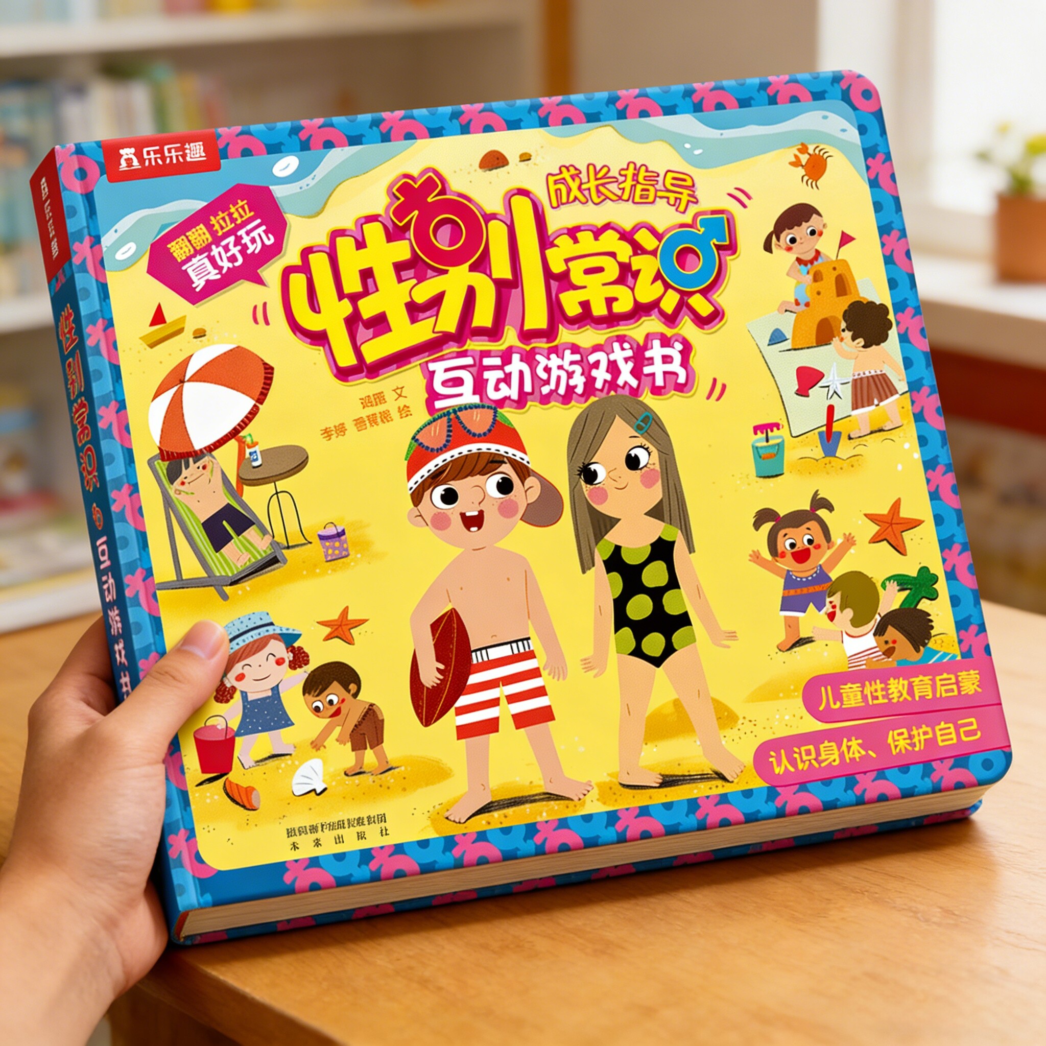 性教育启蒙儿童绘本3到6岁宝宝游戏机关书儿童3d立体翻翻书4-5岁女孩阅读男孩幼儿园入园前准备性别常识游戏书科普类读物身体书籍
