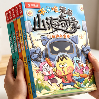 【新书现货】不白吃山海经漫画书