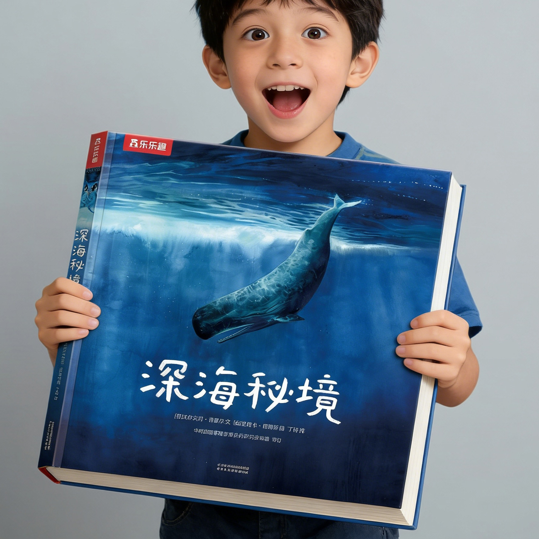 【大开本】深海秘境绘本 科普儿童读物3到6岁以上海洋动物百科全书幼儿绘本男孩礼物故事书小学生5678910岁适合看的课外书漫画书籍