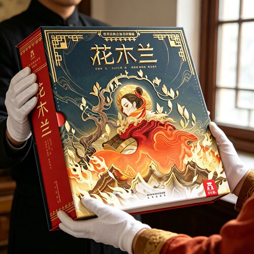 【珍藏版】花木兰立体书创意礼物