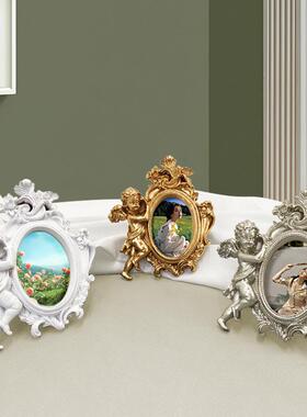 跨境可代发拍照道具维多利亚风可爱天使树脂摆件欧式饰品拍照摄摆