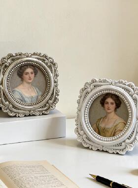 跨境欧式巴洛克金银白相框摄影道具壁挂影楼婚庆家居装饰相架摆件