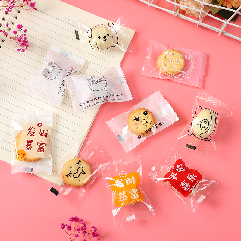奶枣包装袋纽扣饼干机封袋