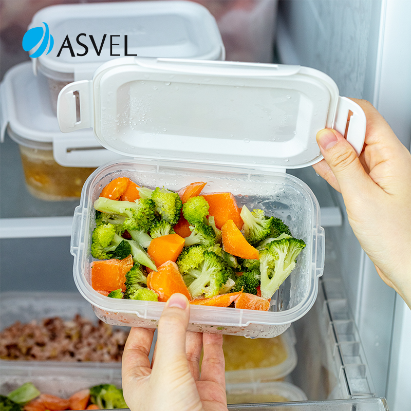 日本进口asvel一周备菜保鲜饭盒