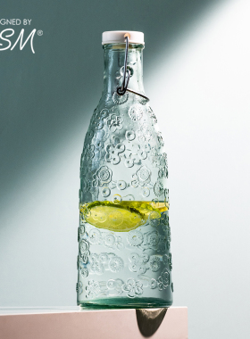 西班牙进口VSM冷水壶家用玻璃水瓶储水瓶卡扣式柠檬冷泡茶凉水壶