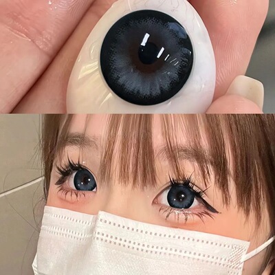 买一副送一副美瞳半年抛14.5大小直径年抛隐形眼镜官方正品旗舰店