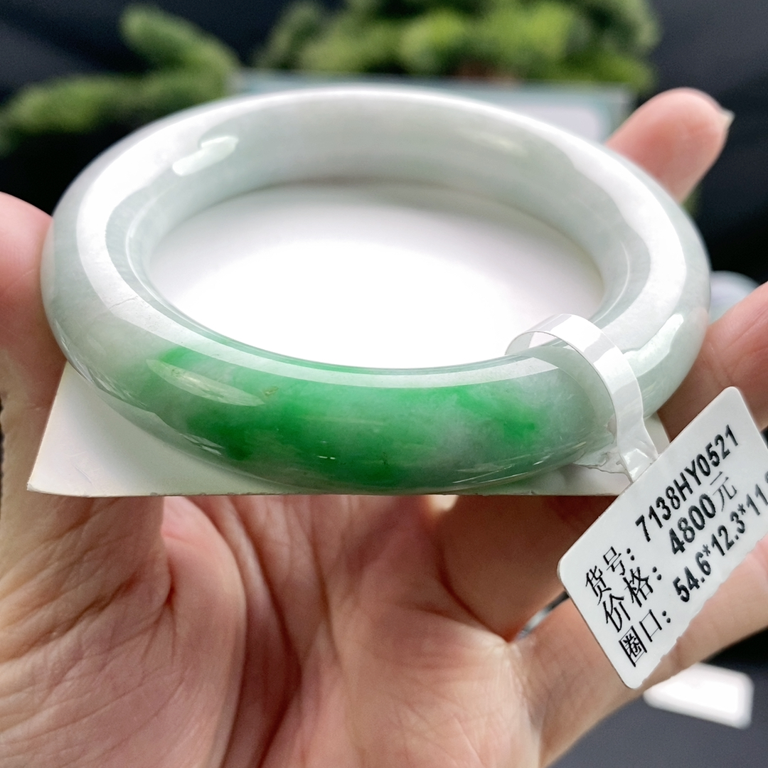 白底青胖圆条54.6