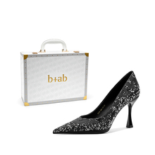 it b+ab2025轻奢量版礼盒款尖头气质水钻爆闪性感贵气细跟高跟鞋