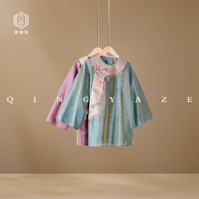 浮光锦·太太服！桑蚕丝新中式上衣！GZ6254