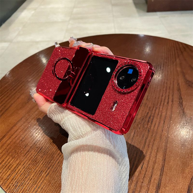 vivoXflip手机壳红色满天星xflip新年款中国红保护套防摔适用vivo时尚个性xflip高级感闪粉水钻高端硬壳喜庆,3C数码配件,手机保护套/壳,淘宝优惠券,粉丝福利购,淘宝优惠卷