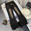 春季 长裤 女 2023新款 复古风长裤 牛仔裤 气质韩版 时尚
