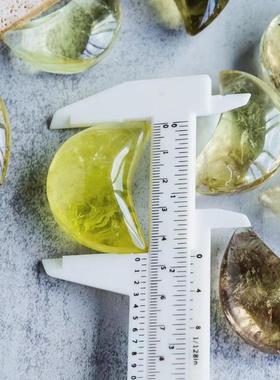 2026黄水晶月亮原石矿石香薰扩香鱼缸花盆摆饰厂家批diy饰品雕刻