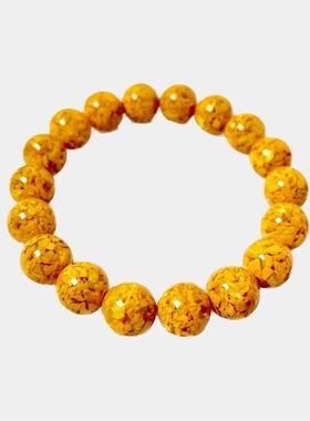 202610MM湘西雄黄手串原矿石晶体朱砂饰品本命年平安手链张家界