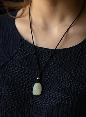 2026一兴天然和田玉本命像吊坠男女千手观音普贤菩萨属蛇生肖吊坠