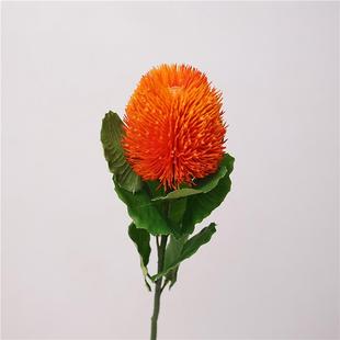 饰品北欧风复古插花摆件塑料 2025仿真花单枝班克木日系家居客厅装