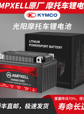 适配光阳赛艇250 300 400 CT250 S350弯道情人摩托车锂电池电瓶