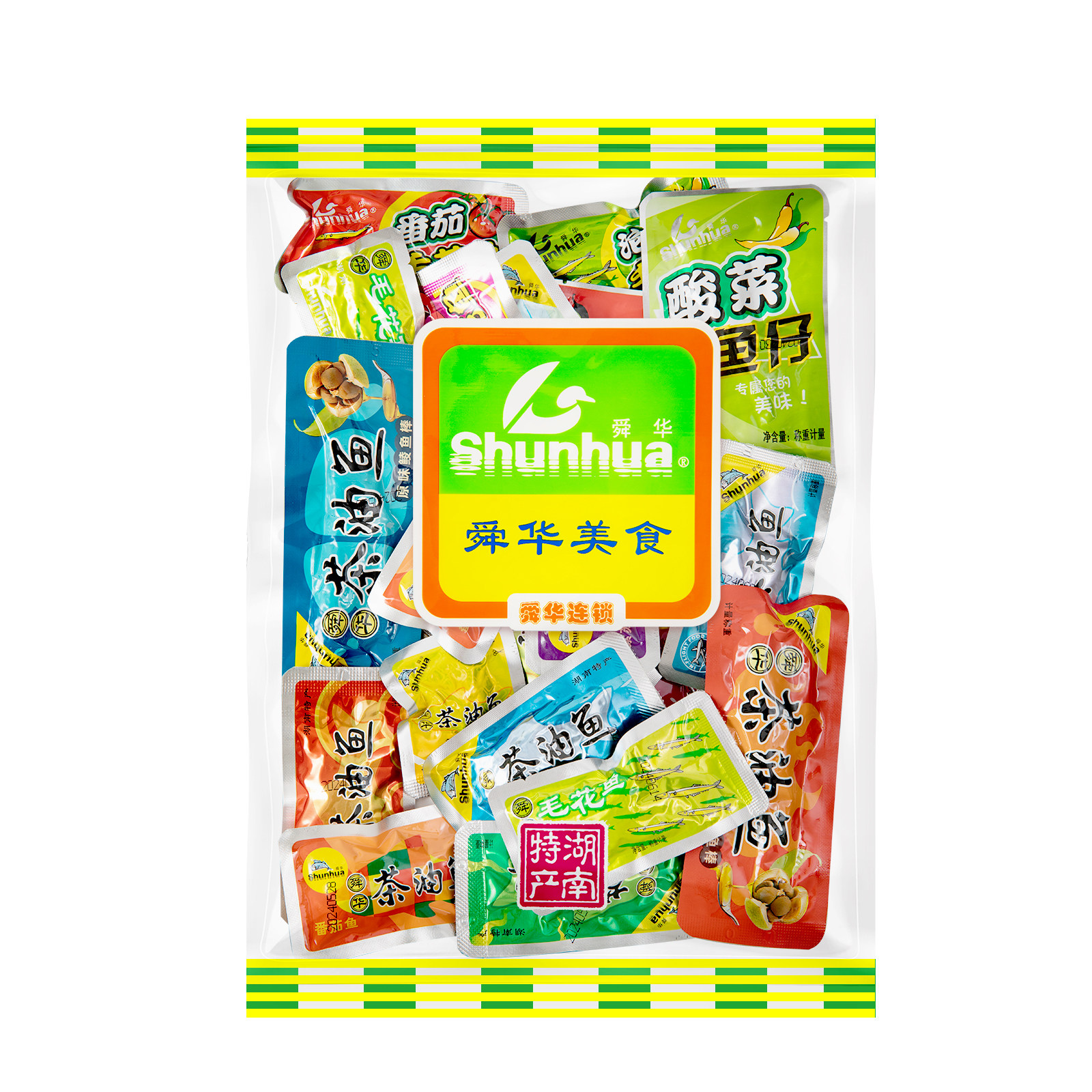 【舜华东江鱼】牌混装香辣鱼仔小鱼干湖南特产即食鱼块零食小吃