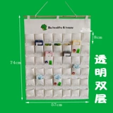 Двухэтажная сумка для хранения, фотография, медицинская маска, коробочка для хранения, можно стирать, банковская карта