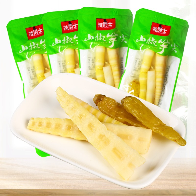 泡椒笋尖酸辣爽口开胃笋条笋丝开袋即食休闲解馋酸爽小零食一整箱