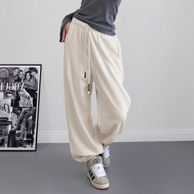 蜜略大码加厚显瘦休闲裤修饰腿型